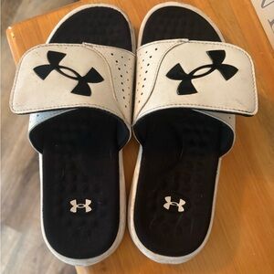 Under Armour Black Slide Sandals